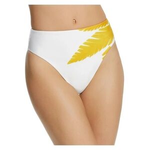 Vix White and Yellow Bikini Bottom